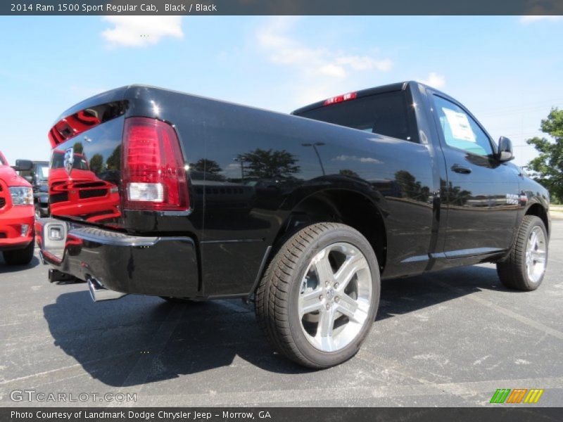 Black / Black 2014 Ram 1500 Sport Regular Cab