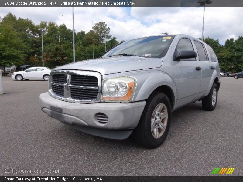 Brilliant Silver Metallic / Medium Slate Gray 2004 Dodge Durango ST 4x4