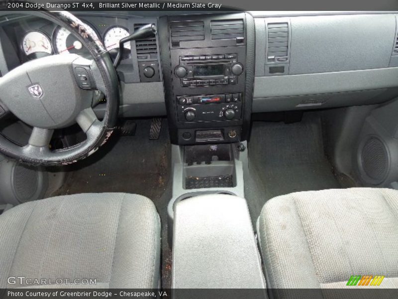 Brilliant Silver Metallic / Medium Slate Gray 2004 Dodge Durango ST 4x4