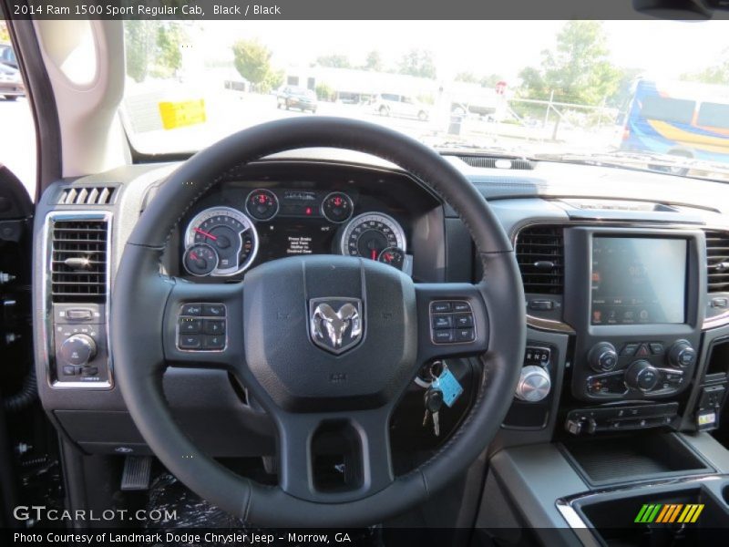 Black / Black 2014 Ram 1500 Sport Regular Cab