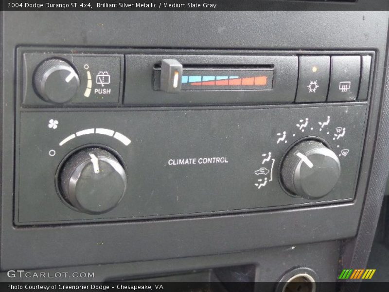 Brilliant Silver Metallic / Medium Slate Gray 2004 Dodge Durango ST 4x4