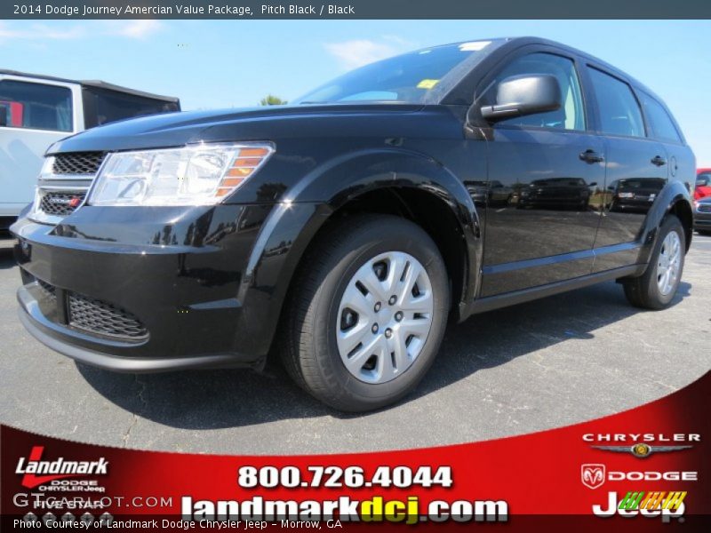 Pitch Black / Black 2014 Dodge Journey Amercian Value Package