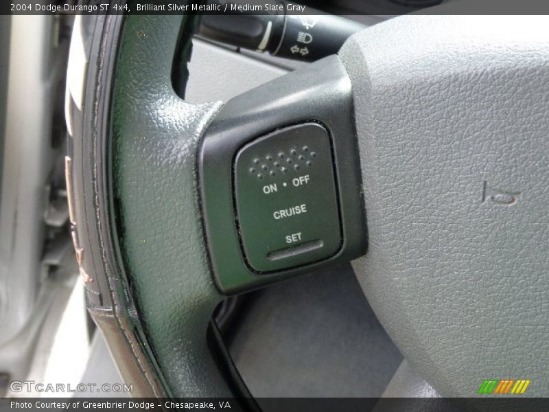 Brilliant Silver Metallic / Medium Slate Gray 2004 Dodge Durango ST 4x4