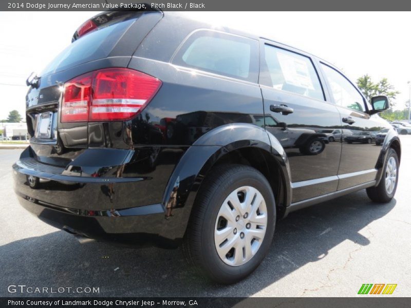 Pitch Black / Black 2014 Dodge Journey Amercian Value Package