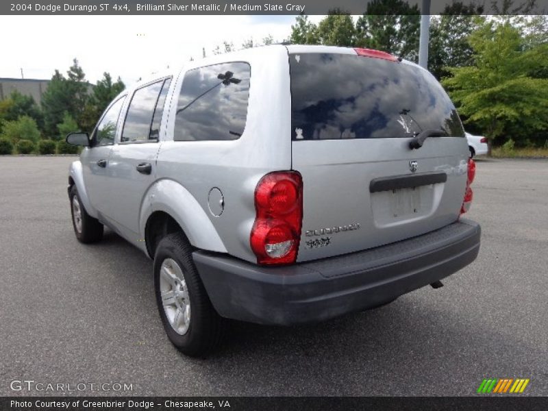 Brilliant Silver Metallic / Medium Slate Gray 2004 Dodge Durango ST 4x4
