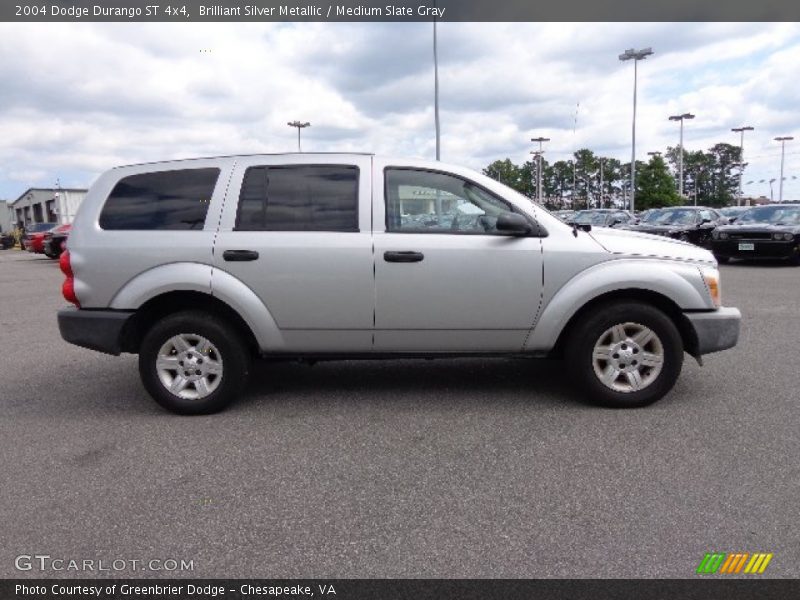 Brilliant Silver Metallic / Medium Slate Gray 2004 Dodge Durango ST 4x4