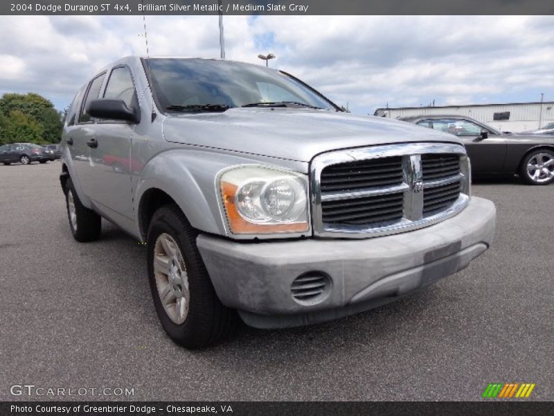 Brilliant Silver Metallic / Medium Slate Gray 2004 Dodge Durango ST 4x4