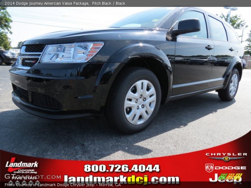 Pitch Black / Black 2014 Dodge Journey Amercian Value Package