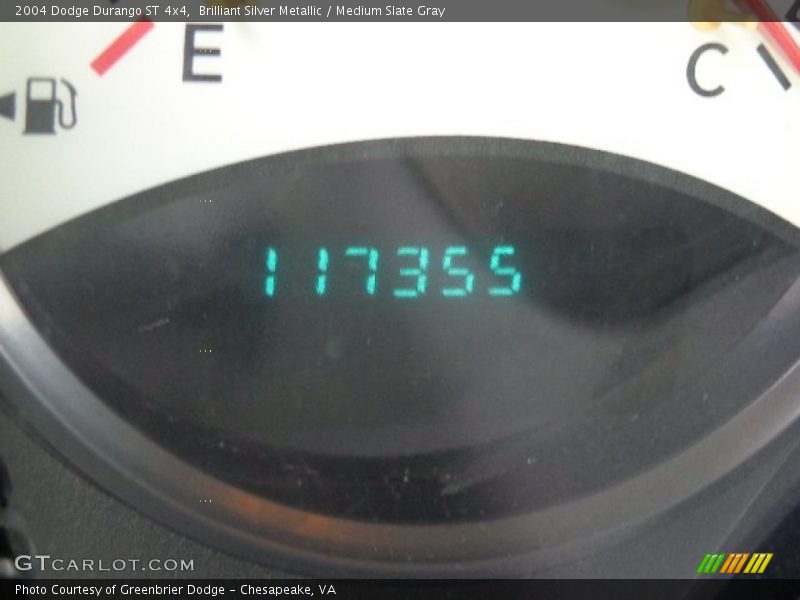 Brilliant Silver Metallic / Medium Slate Gray 2004 Dodge Durango ST 4x4