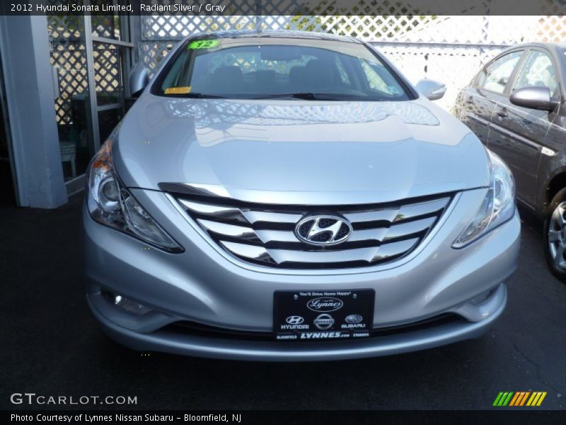 Radiant Silver / Gray 2012 Hyundai Sonata Limited