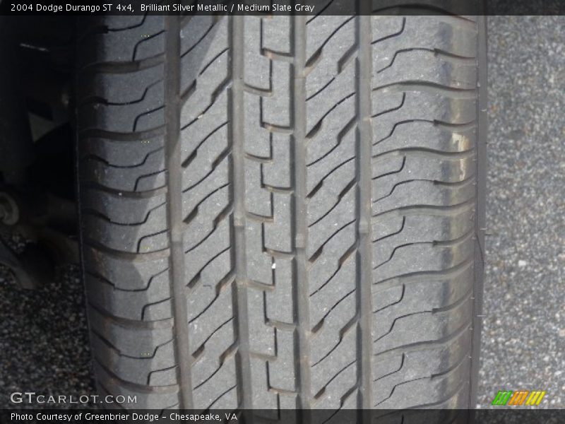 Brilliant Silver Metallic / Medium Slate Gray 2004 Dodge Durango ST 4x4