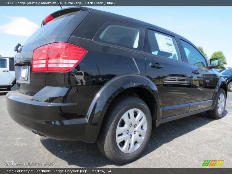 Pitch Black / Black 2014 Dodge Journey Amercian Value Package