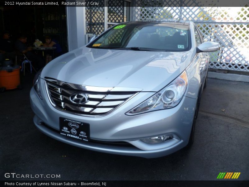 Radiant Silver / Gray 2012 Hyundai Sonata Limited