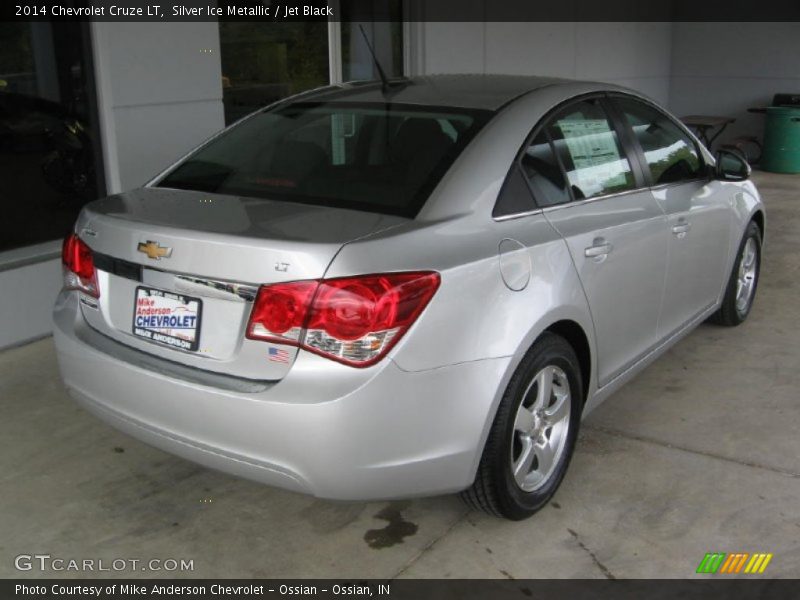 Silver Ice Metallic / Jet Black 2014 Chevrolet Cruze LT