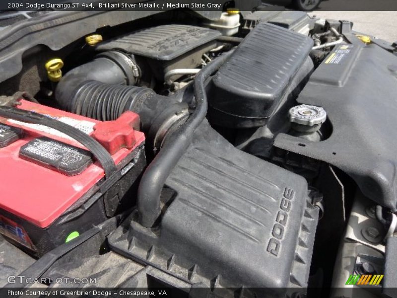 Brilliant Silver Metallic / Medium Slate Gray 2004 Dodge Durango ST 4x4