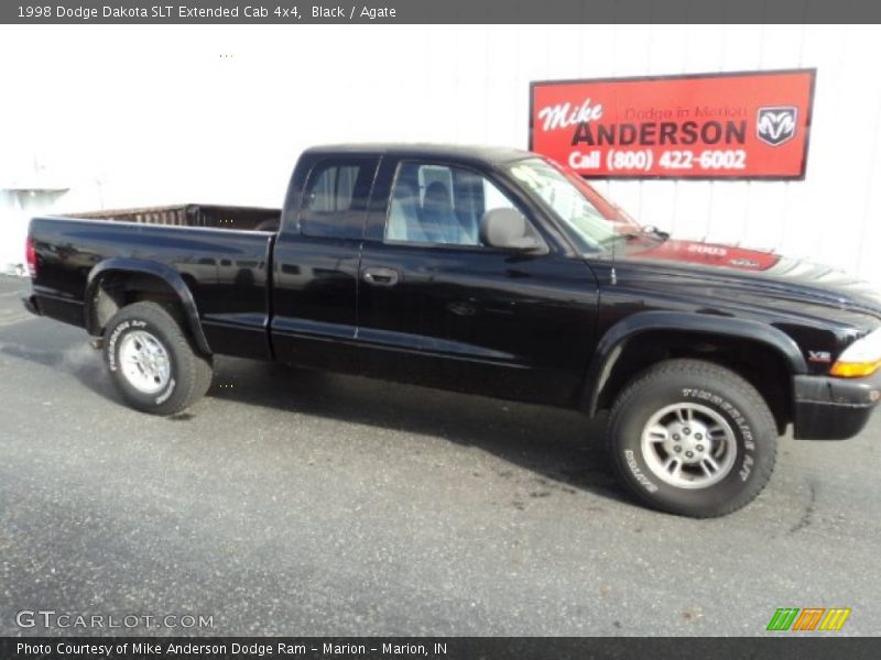 Black / Agate 1998 Dodge Dakota SLT Extended Cab 4x4