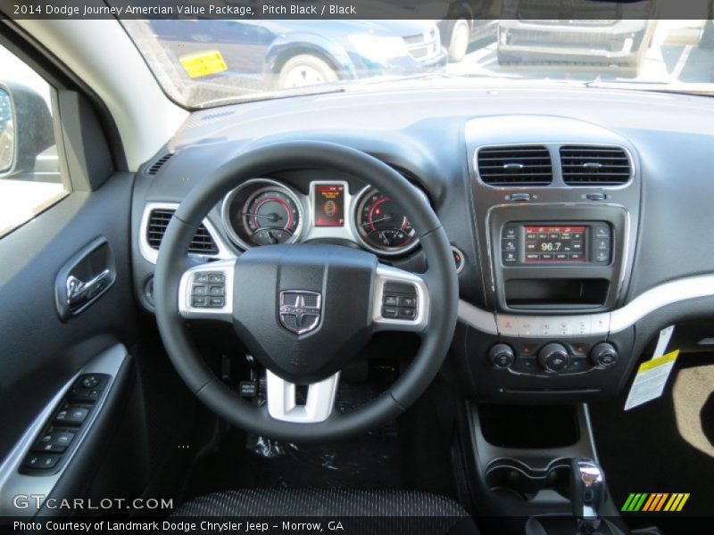 Pitch Black / Black 2014 Dodge Journey Amercian Value Package