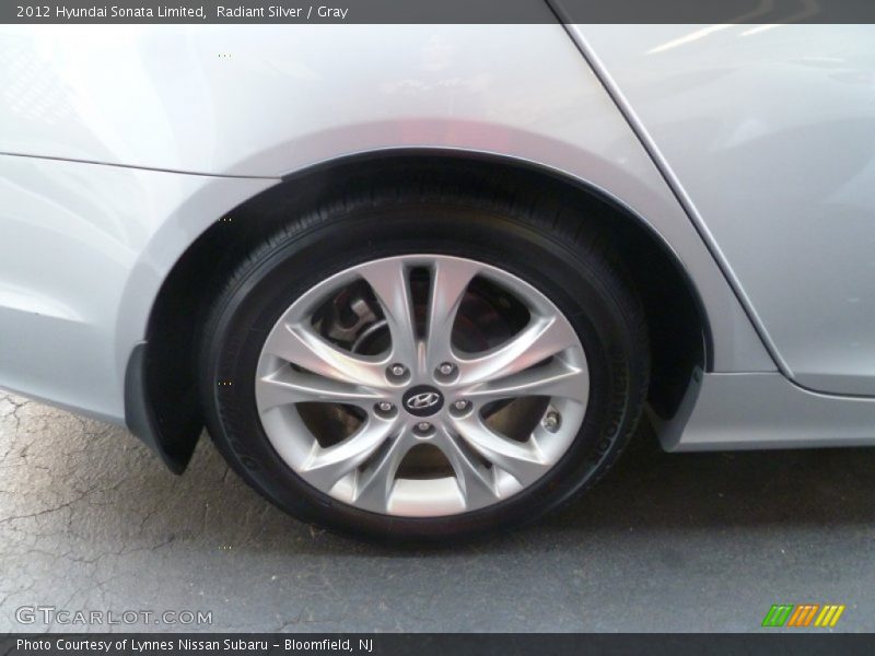 Radiant Silver / Gray 2012 Hyundai Sonata Limited