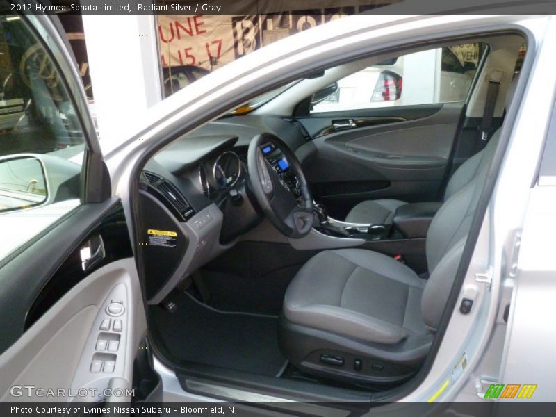 Radiant Silver / Gray 2012 Hyundai Sonata Limited