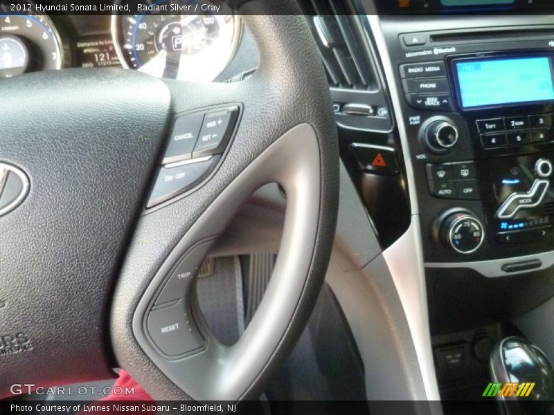Radiant Silver / Gray 2012 Hyundai Sonata Limited