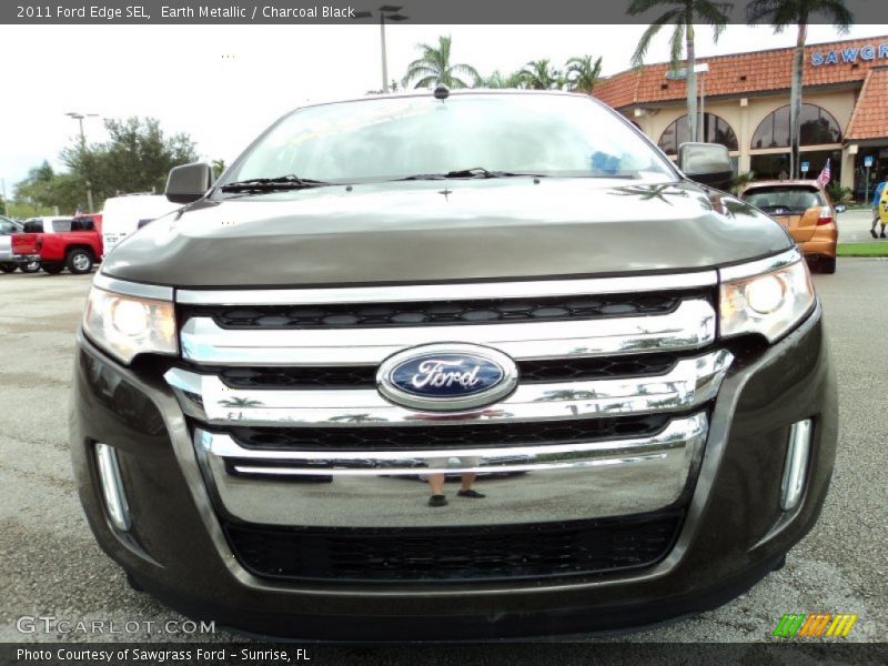 Earth Metallic / Charcoal Black 2011 Ford Edge SEL