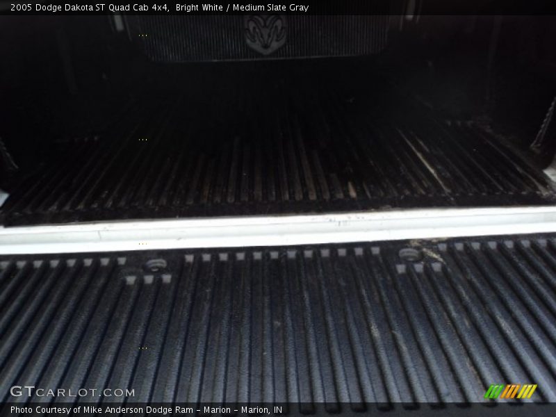 Bright White / Medium Slate Gray 2005 Dodge Dakota ST Quad Cab 4x4
