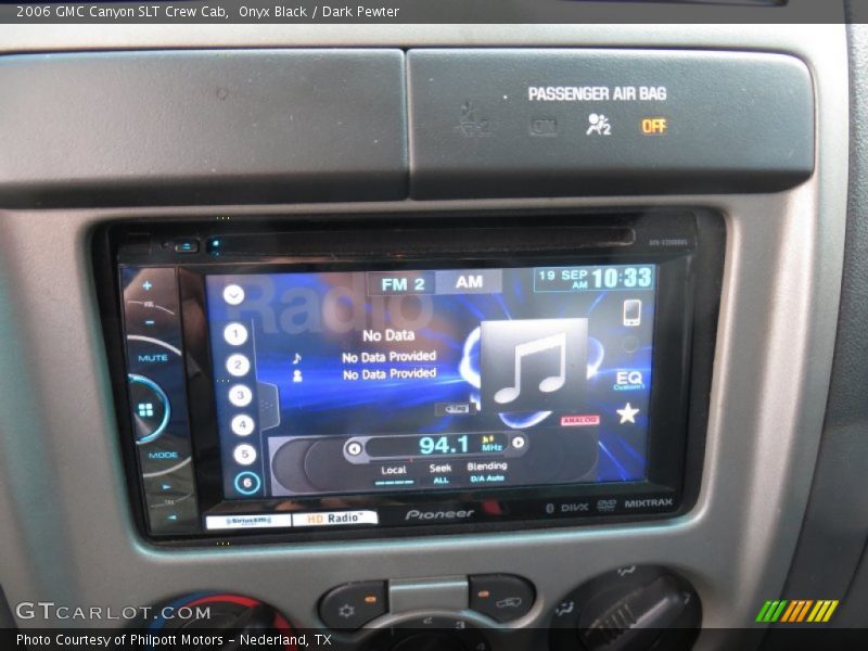 Onyx Black / Dark Pewter 2006 GMC Canyon SLT Crew Cab