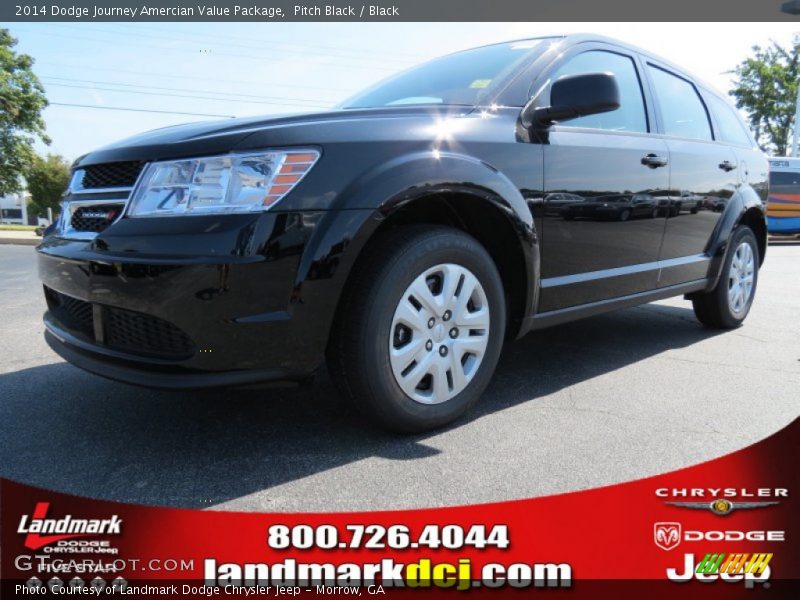 Pitch Black / Black 2014 Dodge Journey Amercian Value Package