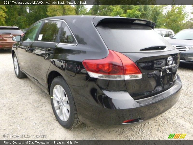 Attitude Black Metallic / Black 2014 Toyota Venza LE AWD