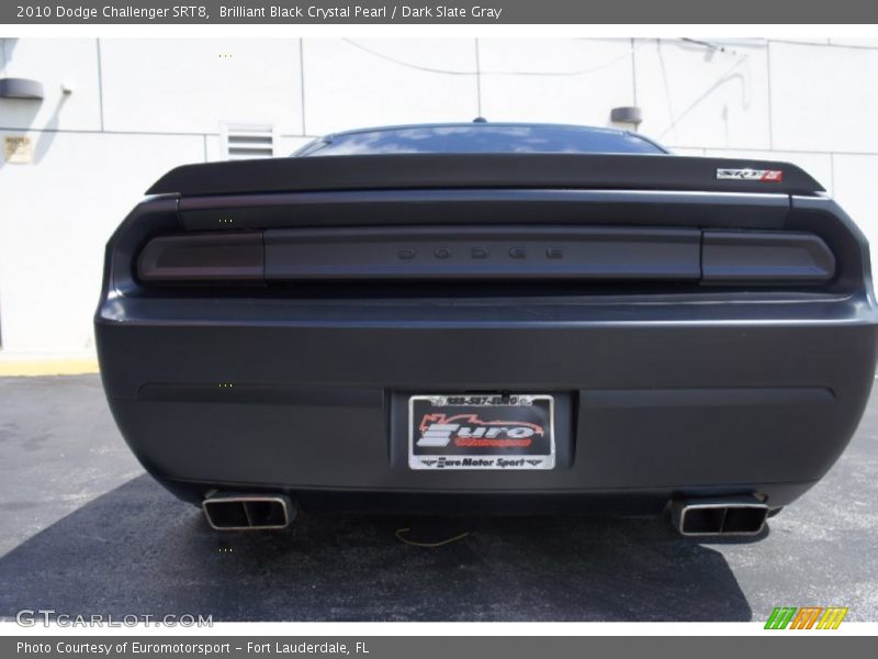 Brilliant Black Crystal Pearl / Dark Slate Gray 2010 Dodge Challenger SRT8