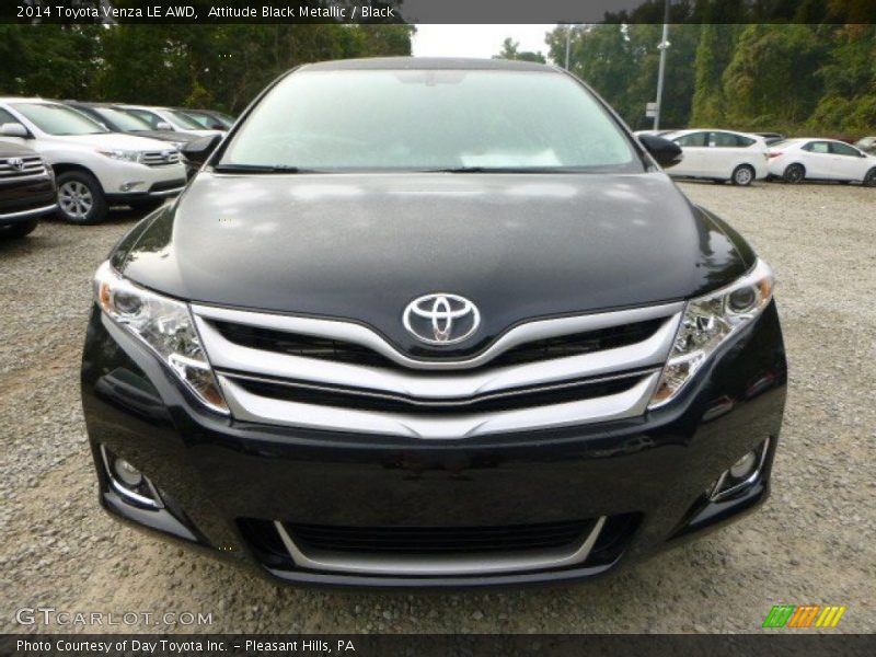 Attitude Black Metallic / Black 2014 Toyota Venza LE AWD