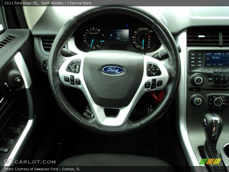 Earth Metallic / Charcoal Black 2011 Ford Edge SEL