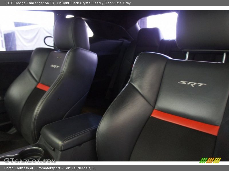 Brilliant Black Crystal Pearl / Dark Slate Gray 2010 Dodge Challenger SRT8