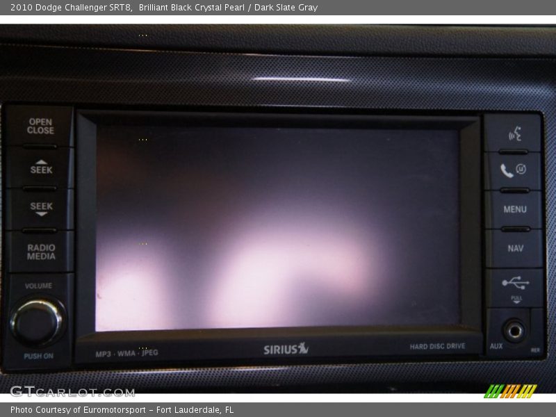 Brilliant Black Crystal Pearl / Dark Slate Gray 2010 Dodge Challenger SRT8