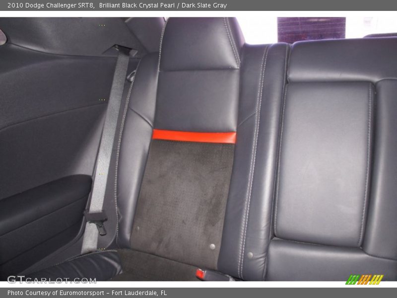 Brilliant Black Crystal Pearl / Dark Slate Gray 2010 Dodge Challenger SRT8