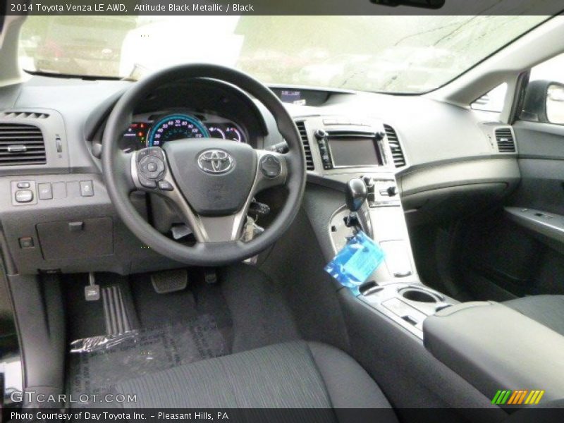  2014 Venza LE AWD Black Interior