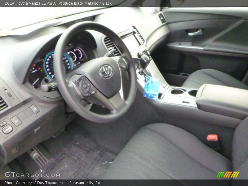 Attitude Black Metallic / Black 2014 Toyota Venza LE AWD