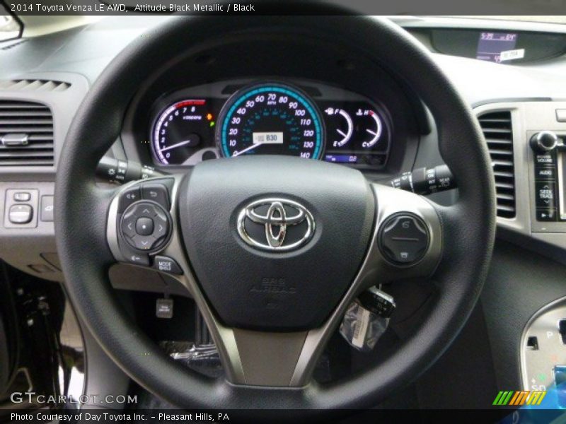  2014 Venza LE AWD Steering Wheel