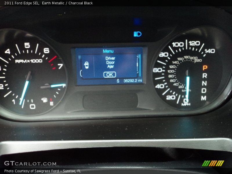 Earth Metallic / Charcoal Black 2011 Ford Edge SEL