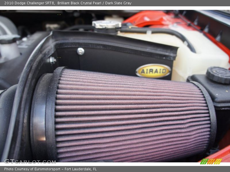 Brilliant Black Crystal Pearl / Dark Slate Gray 2010 Dodge Challenger SRT8
