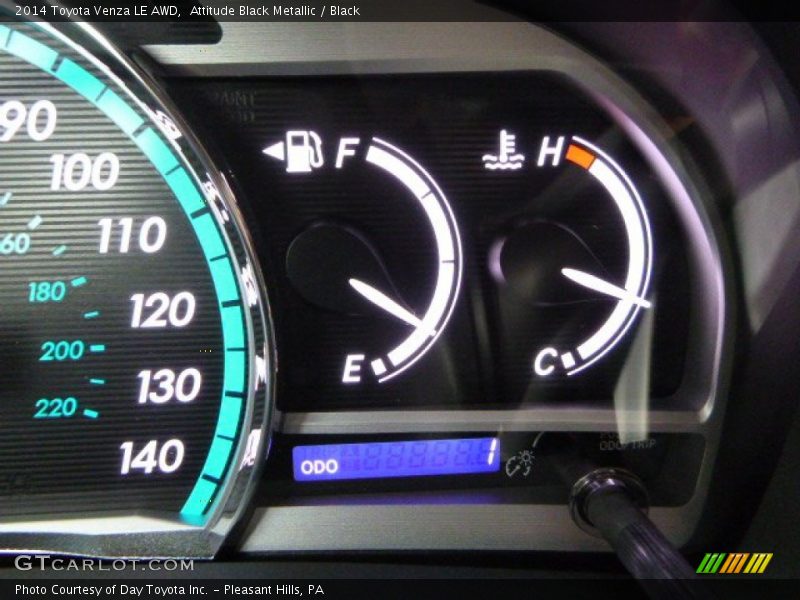 Attitude Black Metallic / Black 2014 Toyota Venza LE AWD