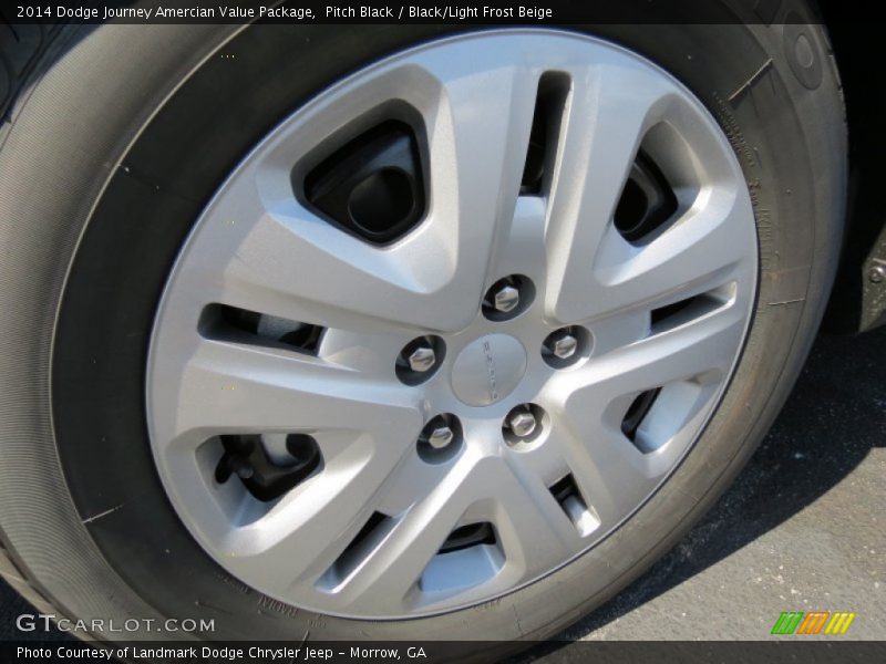 Pitch Black / Black/Light Frost Beige 2014 Dodge Journey Amercian Value Package