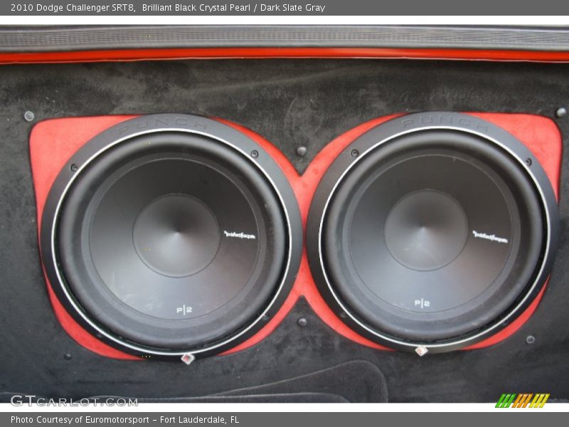 Brilliant Black Crystal Pearl / Dark Slate Gray 2010 Dodge Challenger SRT8