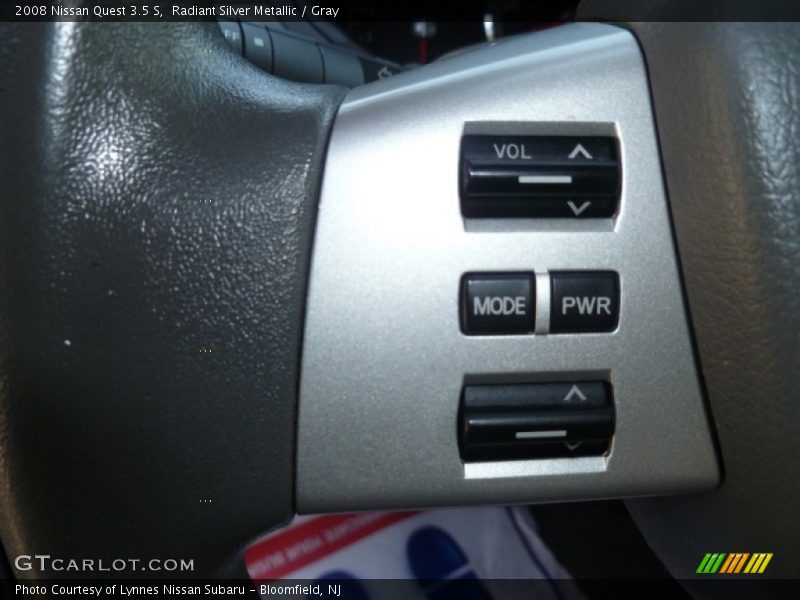 Radiant Silver Metallic / Gray 2008 Nissan Quest 3.5 S