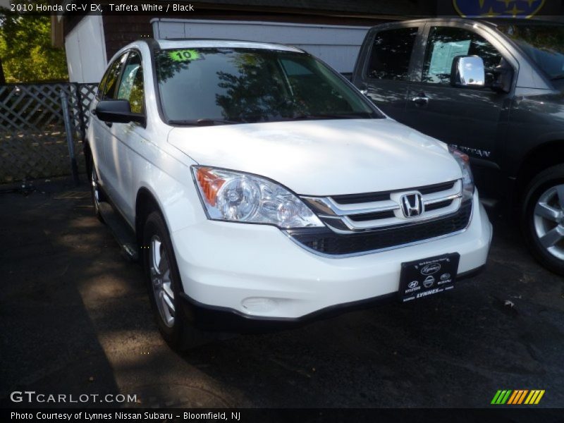 Taffeta White / Black 2010 Honda CR-V EX