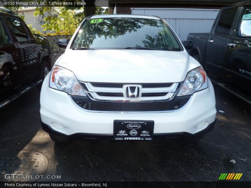 Taffeta White / Black 2010 Honda CR-V EX