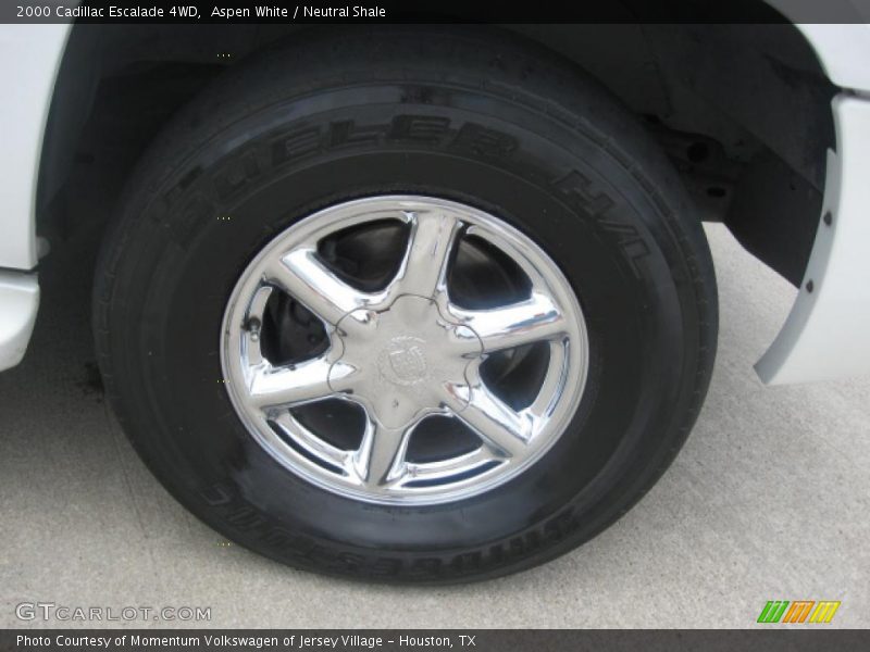 Aspen White / Neutral Shale 2000 Cadillac Escalade 4WD