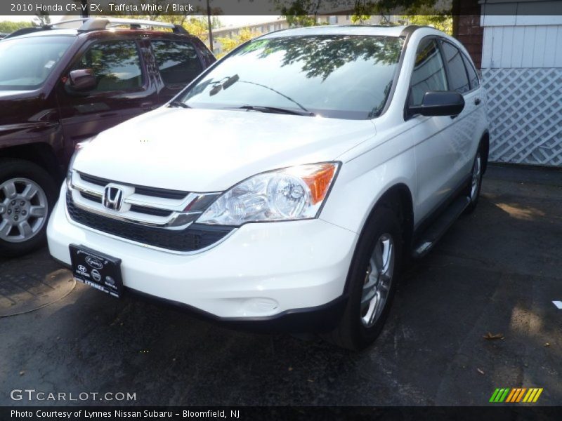 Taffeta White / Black 2010 Honda CR-V EX