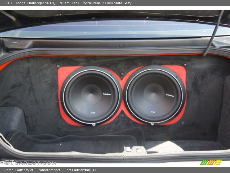 Brilliant Black Crystal Pearl / Dark Slate Gray 2010 Dodge Challenger SRT8