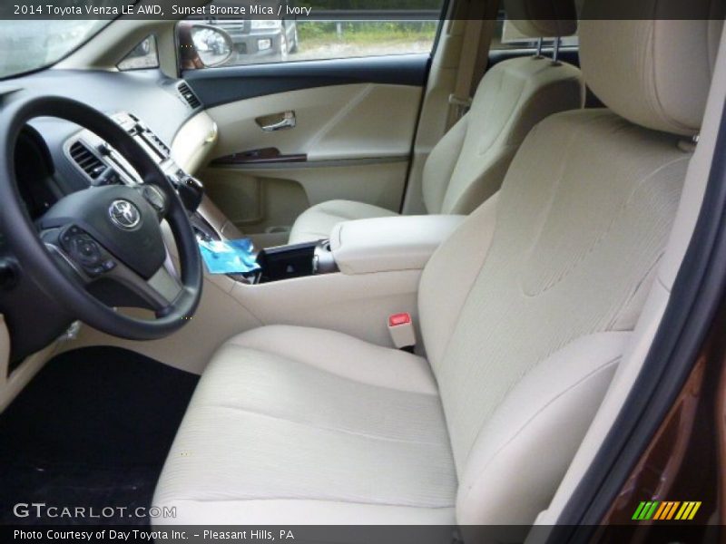 Sunset Bronze Mica / Ivory 2014 Toyota Venza LE AWD